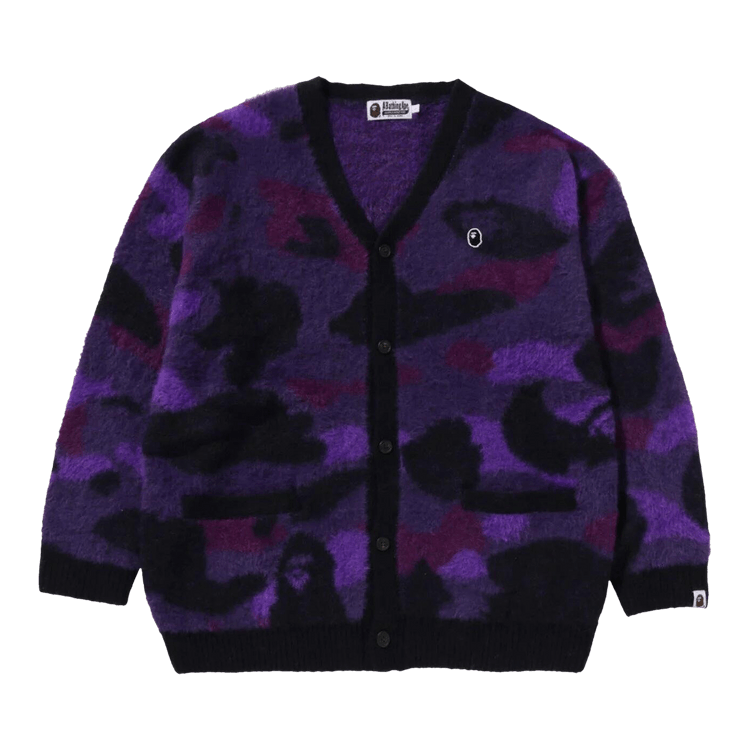 BAPE Color Camo Cardigan "Purple"