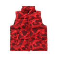 BAPE Color Camo Down Vest "Red"