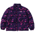 BAPE Color Camo Reversible Down Jacket "Purple"