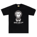 BAPE Sta Houndstooth Baby Milo Tee "Black/Black"