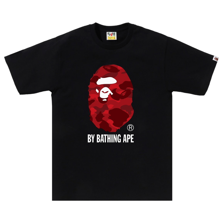 BAPE Color Camo By Bathing Ape Tee "Black/Red"