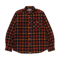 BAPE Ape Head One Point Check Relaxed Fit Shirt "Red"