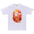 BAPE Japan Autumn Photo Ape Head Tee "White"