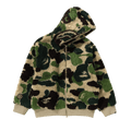 BAPE ABC Camo Boa Shark Relaxed Fit Full Zip Hoodie "Green"