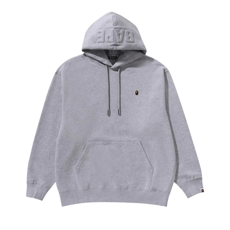 BAPE One Point Relaxed Fit Pullover Hoodie "Grey"
