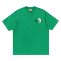 BAPE Cursive College Logo Relaxed Fit Tee "Green"