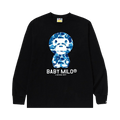 BAPE ABC Camo Baby Milo Long-Sleeve Tee "Black/Blue"