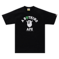 BAPE x MEDICOM TOY Bear College Tee "Black"