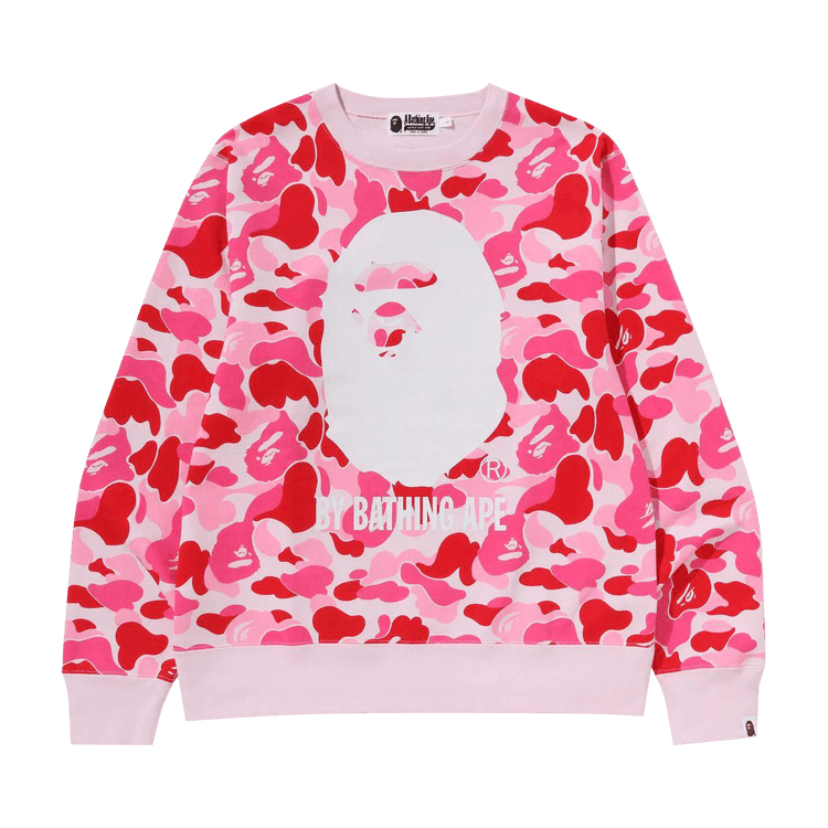 BAPE ABC Camo By Bathing Ape Crewneck Sweat "Pink"