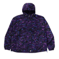 BAPE Marbling Camo Bathing Ape Logo Nylon Hooded Jacket "Purple"