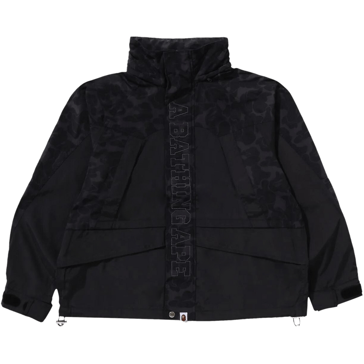 BAPE Camo Panel Snowboard Jacket "Black"
