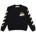 Off-White Tape Arrows Slim Crewneck "Black/Beige"