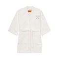 Off-White Arrow Leaves Bathrobe "Coconut White"