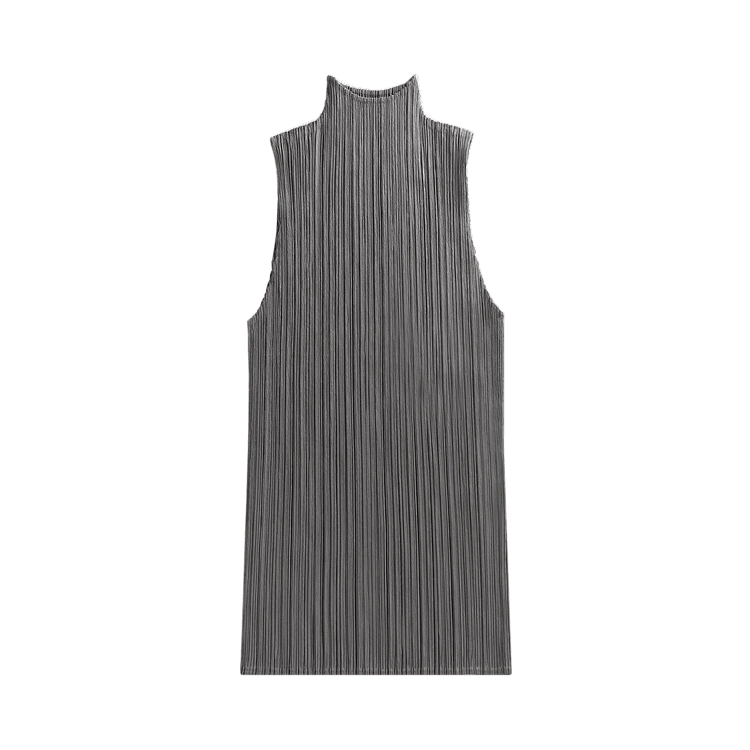 Pleats Please Issey Miyake Basics Sleeveless Top "Grey"