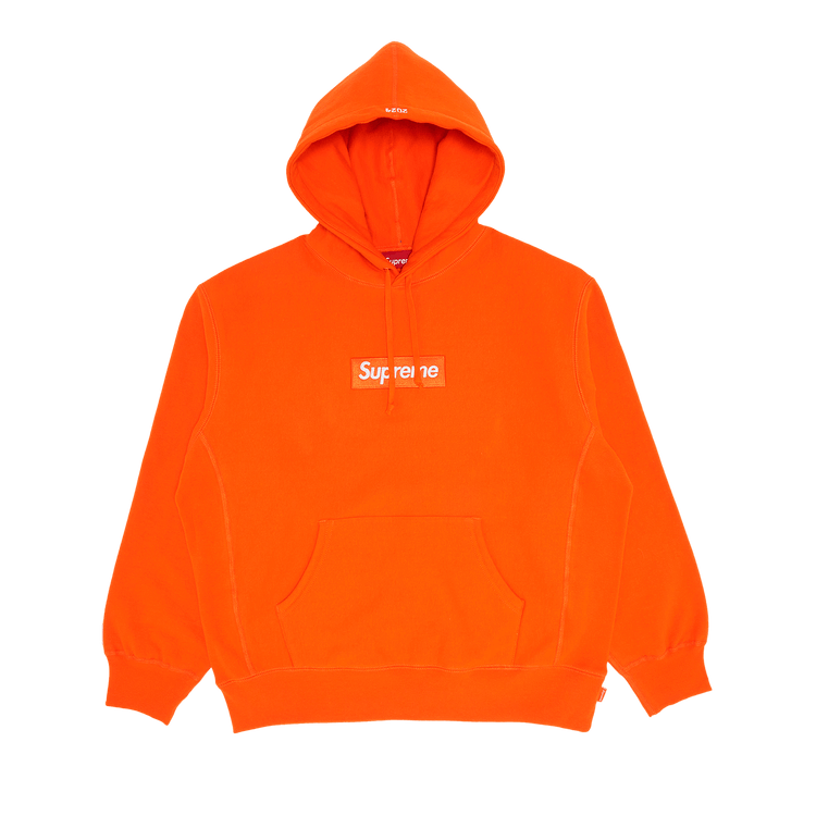 Supreme Box Logo Hooded Sweatshirt "Dark Orange"