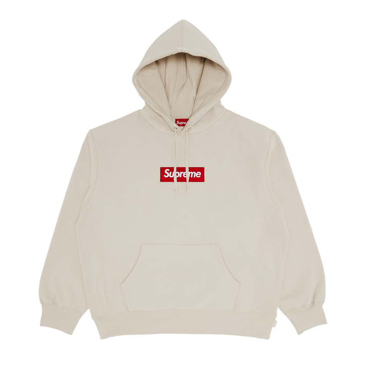 Supreme Box Logo Hooded Sweatshirt "Stone"