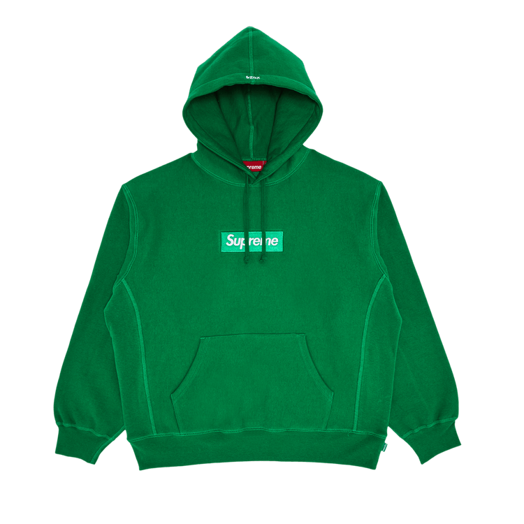 Supreme Box Logo Hooded Sweatshirt "Green"