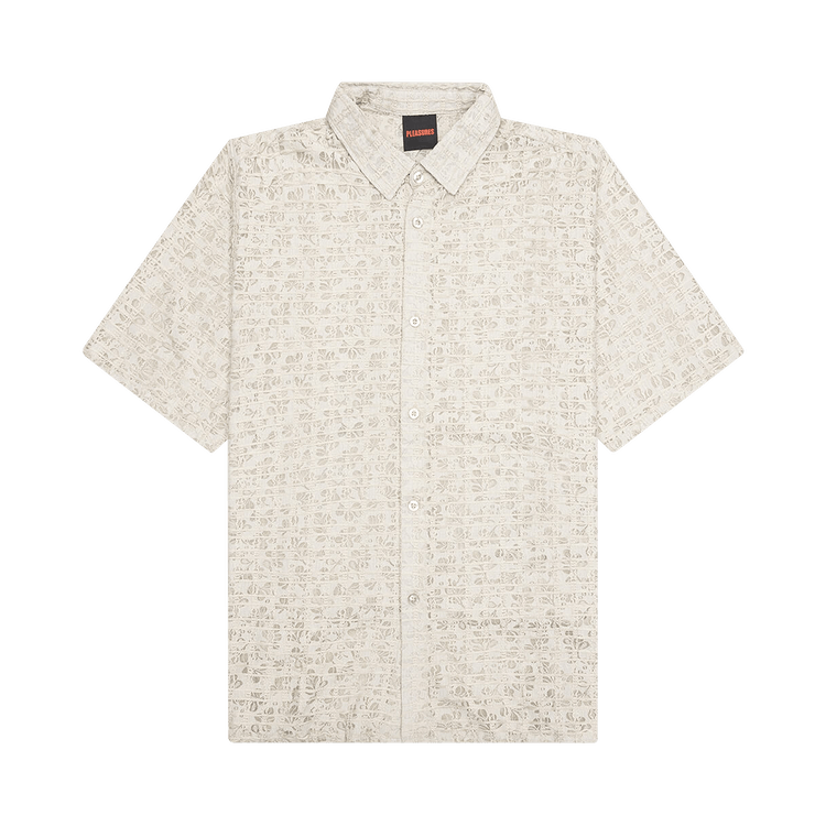 Pleasures Lacy Button Down "Tan"