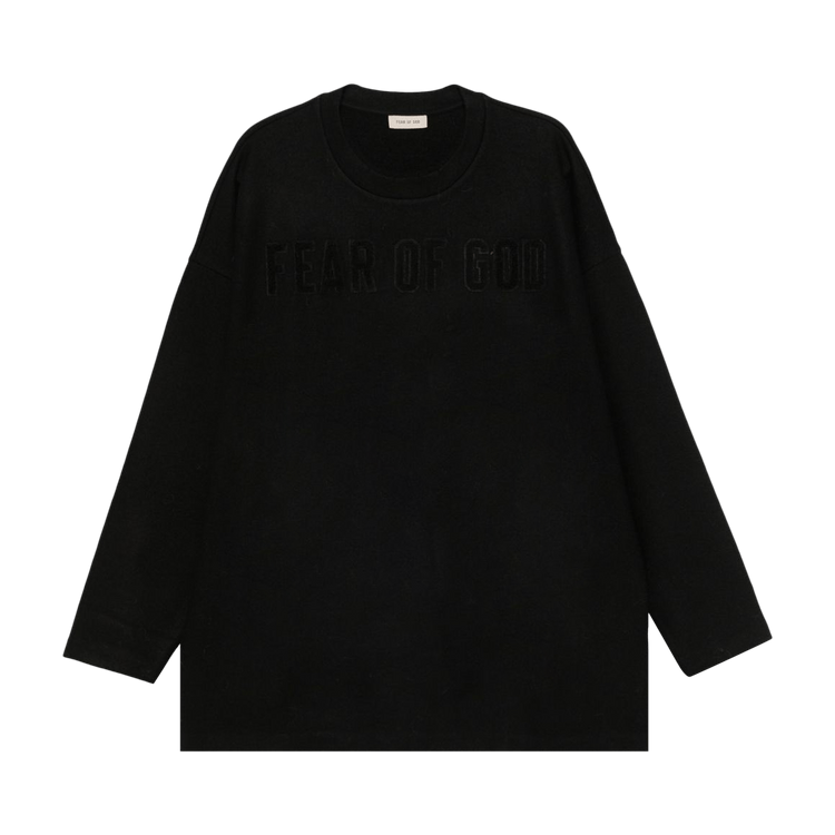 Fear of God Logo Patch Long-Sleeve Tee "Black"