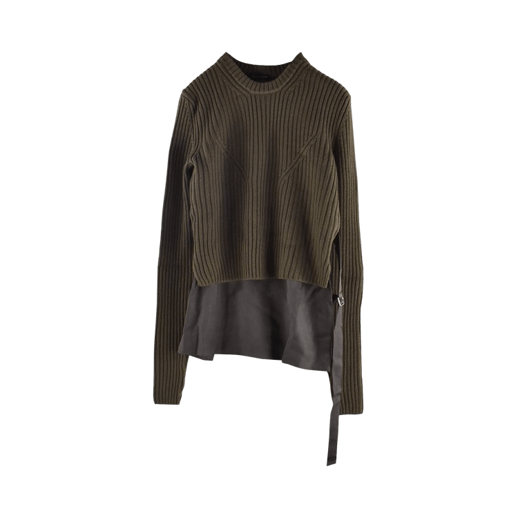 Ann Demeulemeester Bjork Darted Sweater "Loden Green"