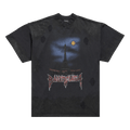 Balenciaga Paris Moon Double Front T-Shirt "Wash Black"