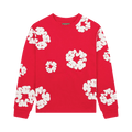 Denim Tears Long-Sleeve Wreath Tee "Red"