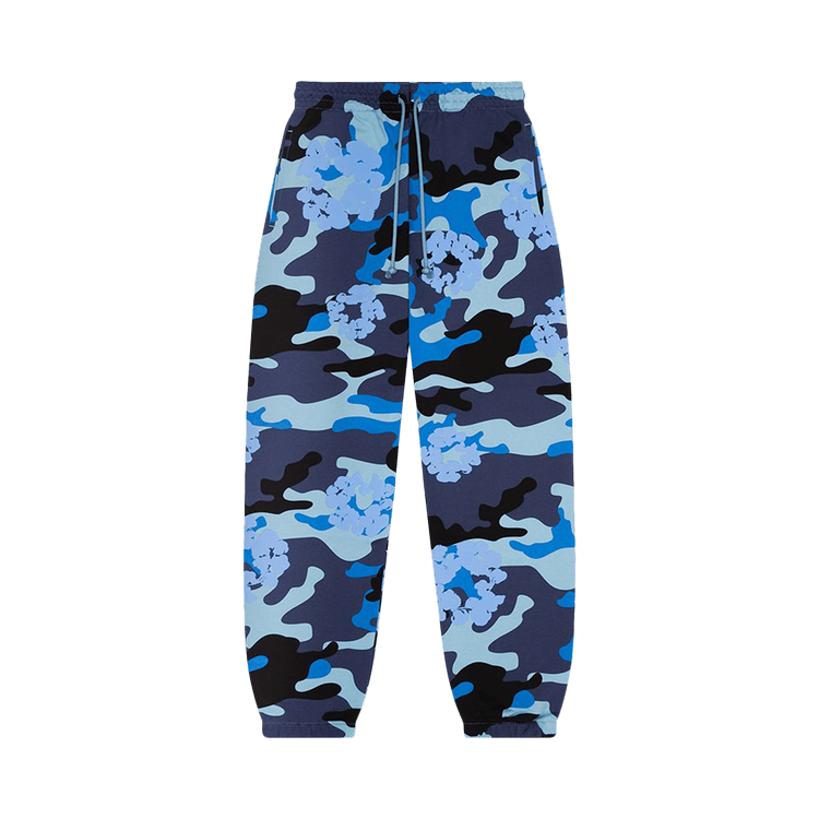 Denim Tears The Wreath Sweatpant "Blue Camo"
