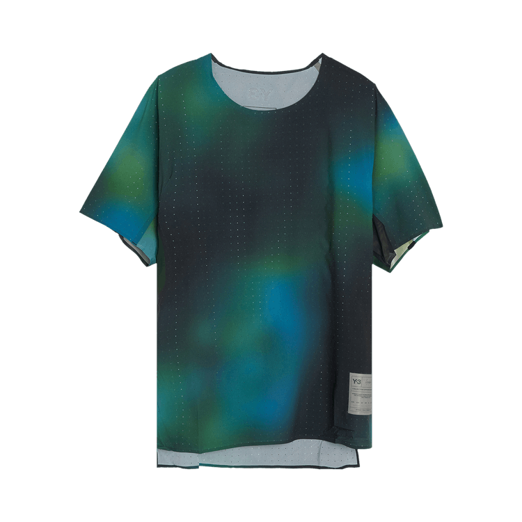 Y-3 All Over Print Run Short-Sleeve T-Shirt "Multicolor"