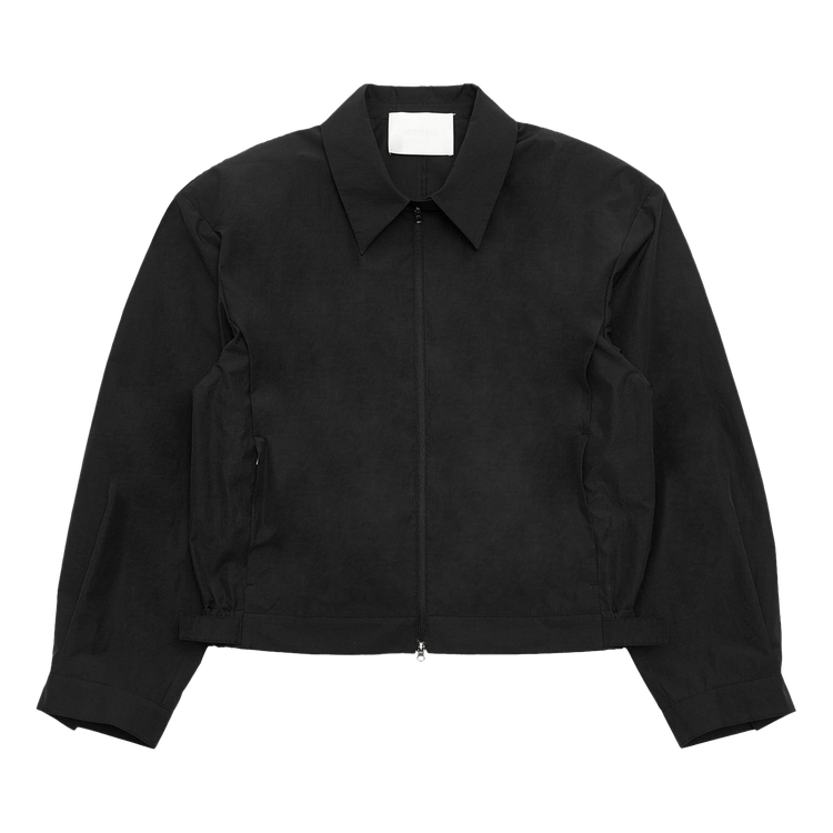 Amomento Cropped Zip-Up Jumper "Black"