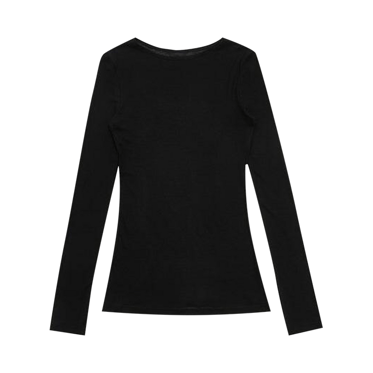 Amomento Round T-Shirts "Black"