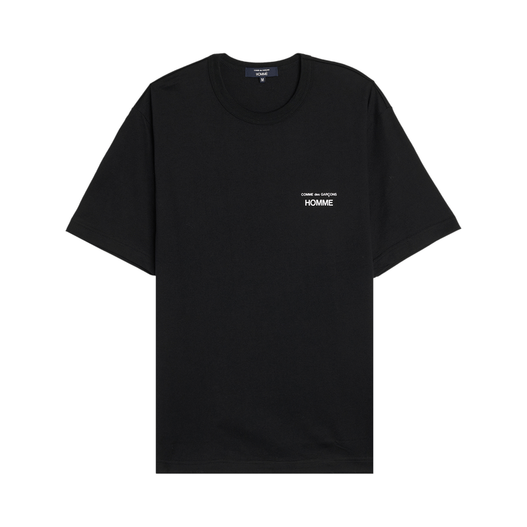 Comme des Garçons Homme Plus Jersey Garment Print Logo T-Shirt "Black"