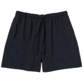 Auralee Wool Kid Mohair Hop Sack Shorts "Dark Navy"