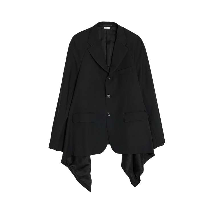 Comme des Garçons Homme Plus Wool Gabardine Medium Jacket "Black"