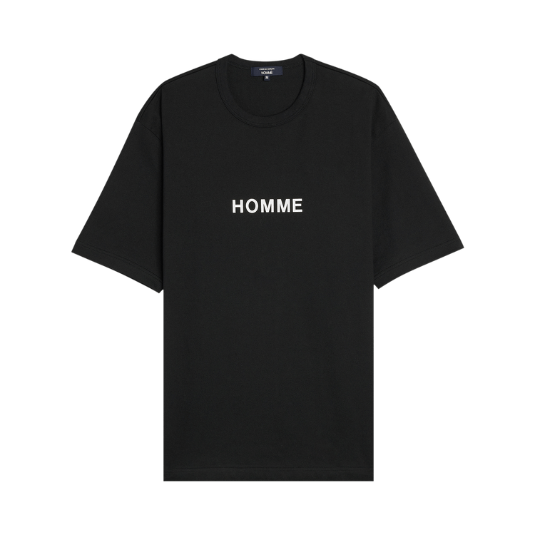 Comme des Garçons Homme Plus Tight Tension Jersey Garment Print Logo T-Shirt "Black"