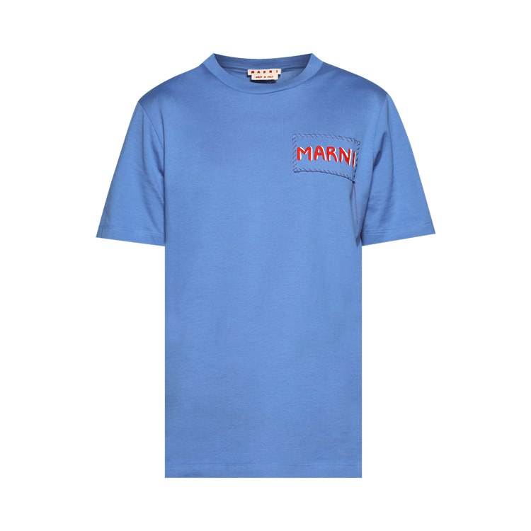 Marni Patch T-Shirt "Blue Lilac"