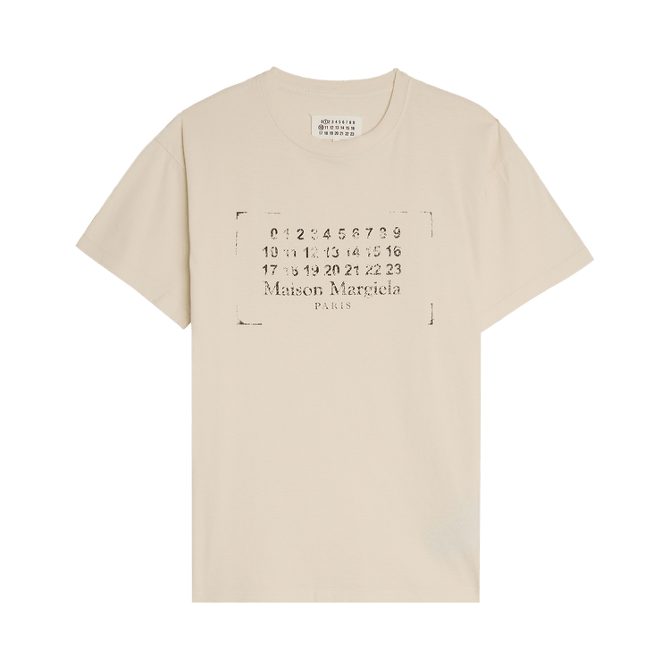 Maison Margiela Ring Spun Jersey T-Shirt "Butter"