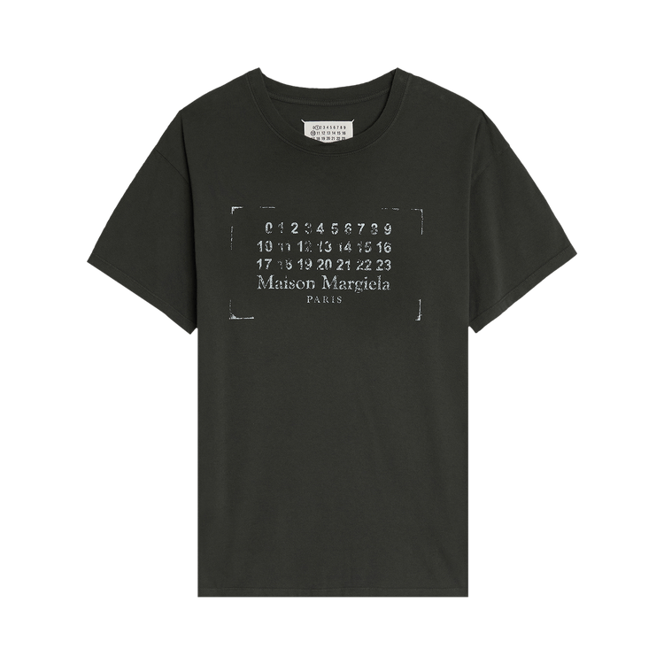 Maison Margiela Ring Spun Jersey T-Shirt "Washed Black"