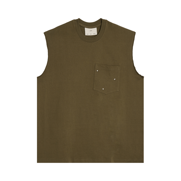 Song for the Mute Arabesque Sleeveless Tee "Army"