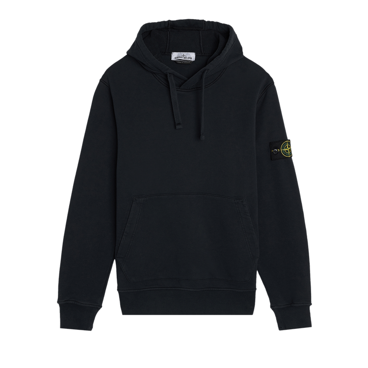 Stone Island Garment Dyed Fleece Hoodie "Navy Blue"