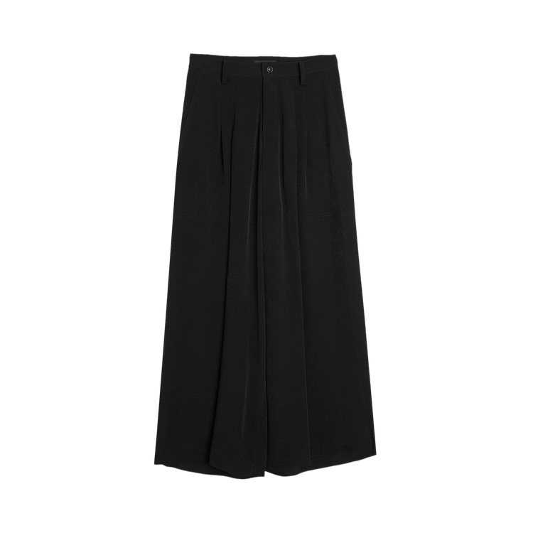 Y's U-Doube Tucked Wide Pant 'Black'