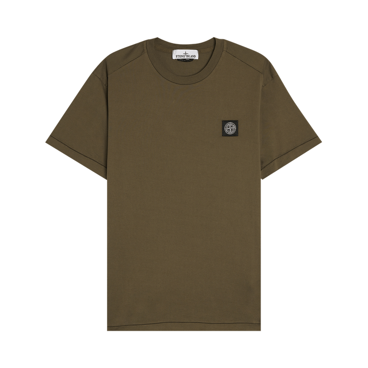 Stone Island Compass Patch Logo T-Shirt "Military Green"