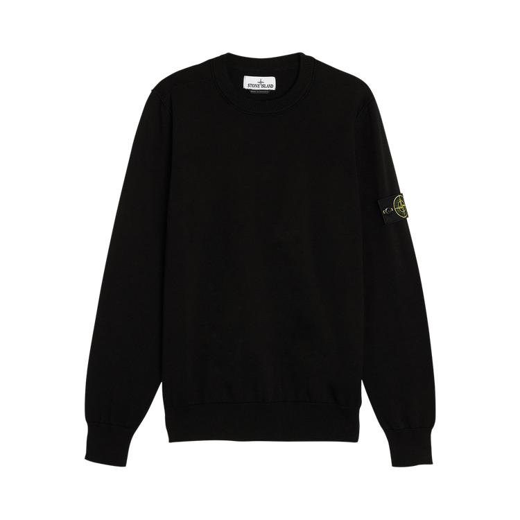 Stone Island Stocking Stitch Sweatshirt "Black"