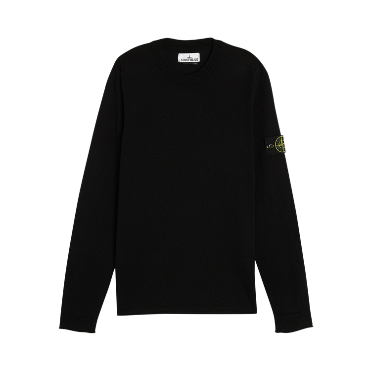 Stone Island Light Raw Stocking Stitch Sweatshirt "Black"