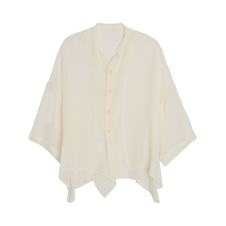 Y's N-Half Sleeve Box Shirt 'White'