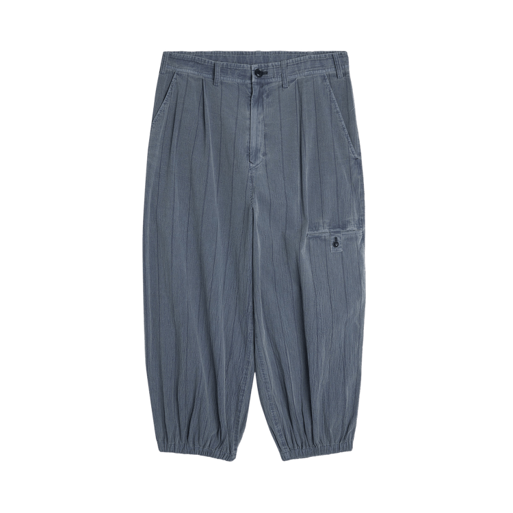 Y's KO-Elastic Hem Pant 'Blue/Grey'