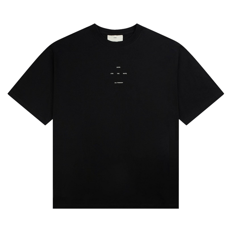 Song for the Mute Logo Oversized Tee "Black"
