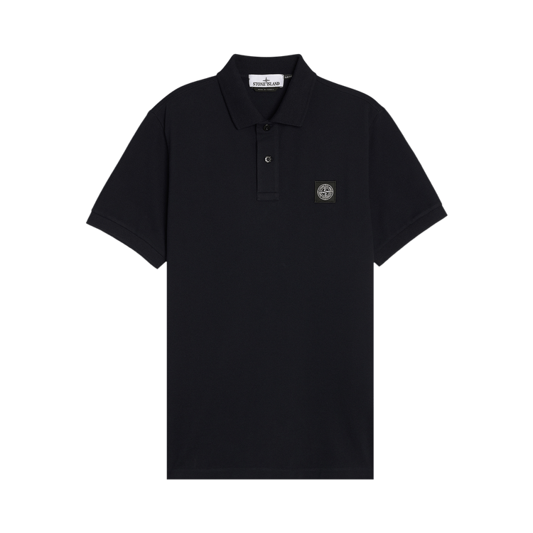 Stone Island Compass Patch Logo Polo "Navy Blue"