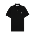 Stone Island Compass Patch Logo Polo "Black"
