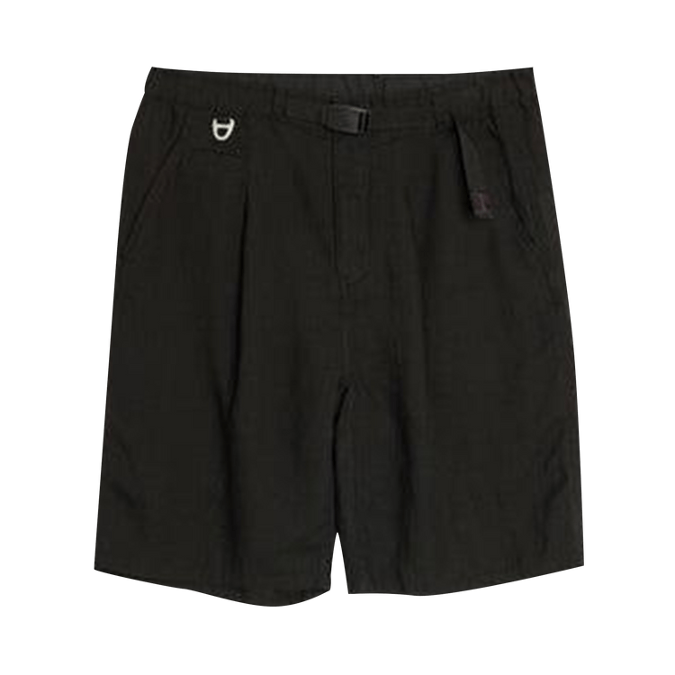 Undercover Belted Linen Short "Black"