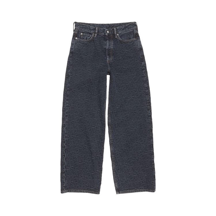 Acne Studios 1981M Monogram Jeans "Blue/Black"